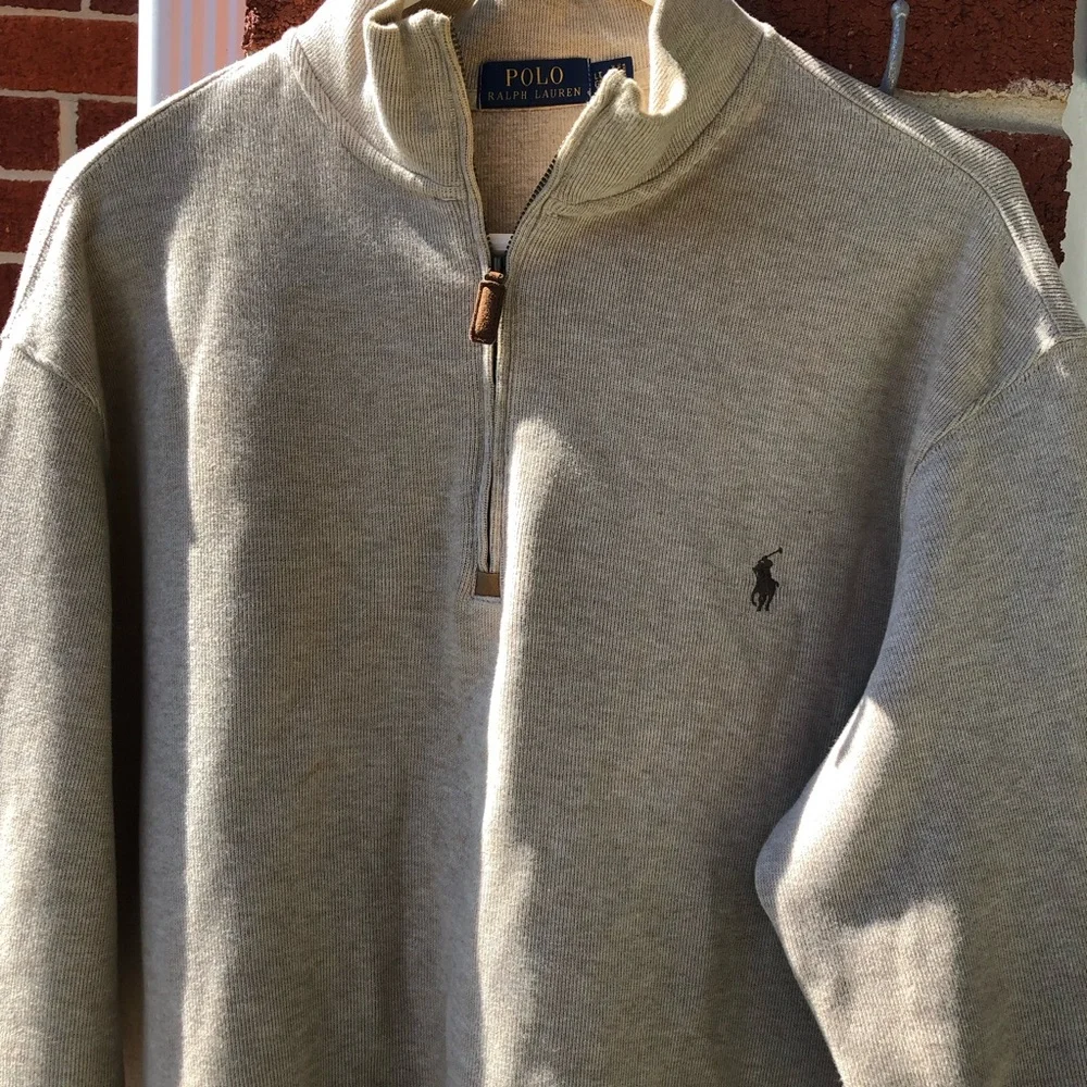 Ralph Lauren Men's Half Zip-Up Sweater - Picture 4 of 15